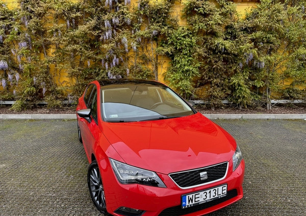 Seat Leon cena 49900 przebieg: 134000, rok produkcji 2015 z Warszawa małe 254